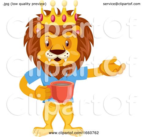 Lion With Coffee By Morphart Creations 1660762