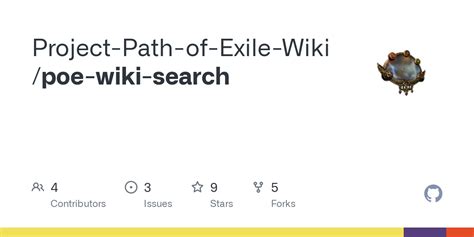 Github Project Path Of Exile Wiki Poe Wiki Search