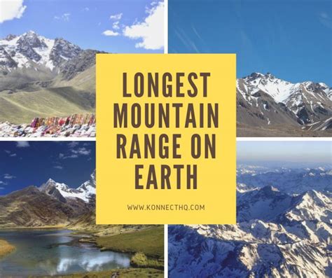 What Is The Longest Mountain Range On Earth Konnecthq