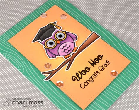 Sunny Studio Guest Designer Spotlight Woo Hoo Owl Graduation Card By