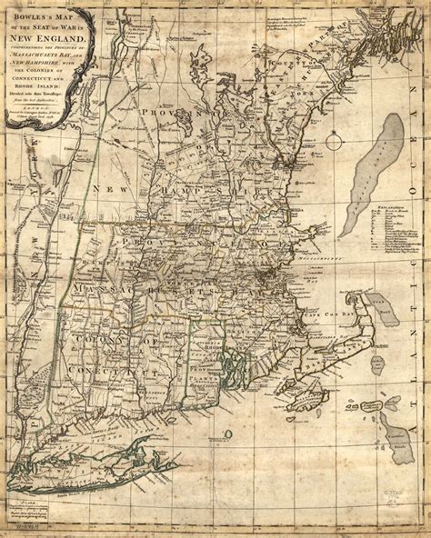 Map Of Colonial New England
