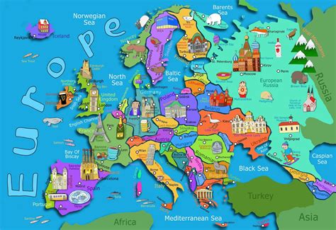 Mapa Da Europa Político Países E Capitais Turismo Escola Educação