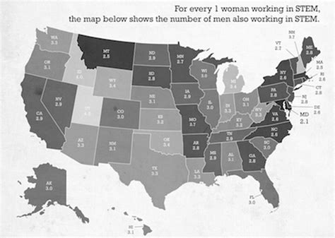 Which States Have The Smallest Gender Gap In Stem Occupations Mni Alive