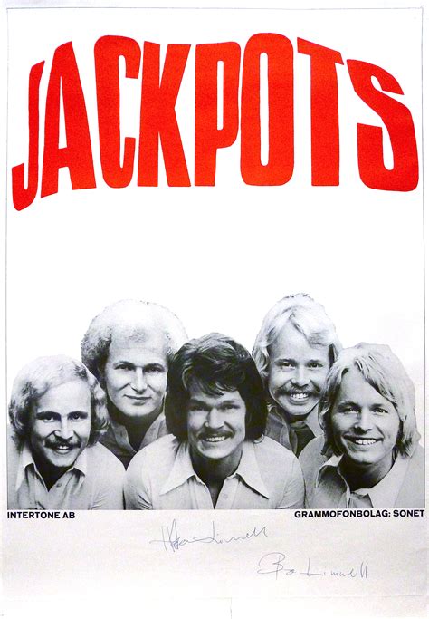 Nostalgipalatset Jackpots 1970´s Turneaffisch