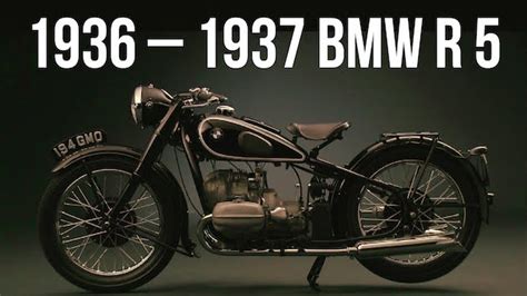 1936 1937 Bmw R 5 Design
