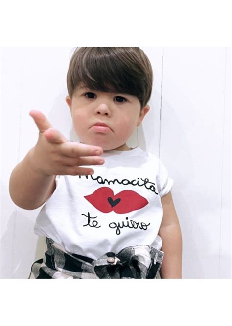 Camiseta Mamacita Te Quiero Infantil Keep And Trendy