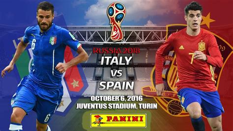Italy vs spain in the uefa european championship on 2021/07/07, get the free livescore, latest match live, live streaming and chatroom from aiscore football livescore. Match Italy vs Spain FIFA World Cup Russia 2018 Qualifier ...