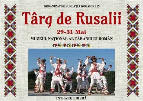 Intreaga crestinatate sarbatoreste de rusalii ziua de intemeiere a bisericii. Târg de Rusalii