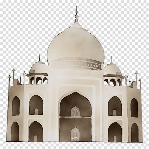 Taj Mahal Clipart Green Architecture Mosque Transparent Clip Art