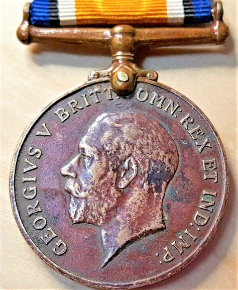 Rare Ww1 British War Medal In Bronze 1397 G Meilak Maltese Labour