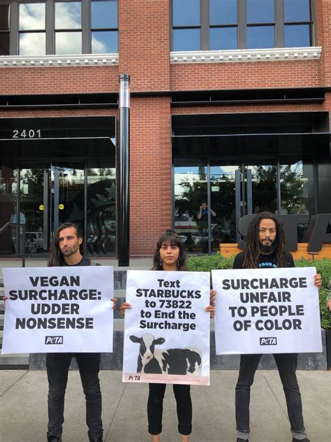 Extra Fee For Vegan Milk At Starbucks Sparks Protest Peta