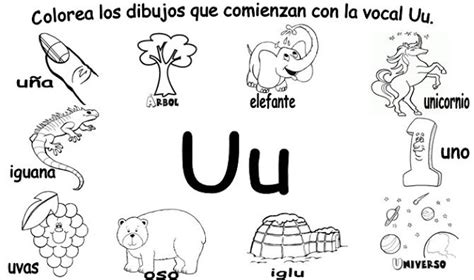 Sabe alguien como se escribe la letra 'u' al referirme a la misma letra, por ejemplo la u es una vocal que suena. Maestros Preescolares en Accion: Tarea Vocales