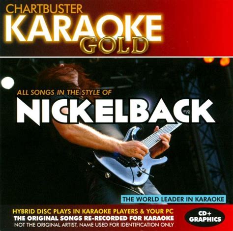 chartbuster karaoke gold nickelback karaoke cd album muziek