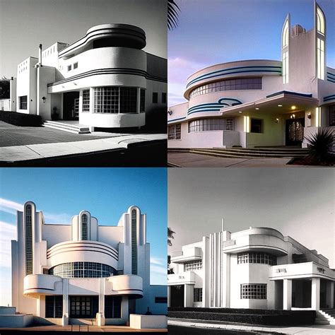 Streamline Moderne Architecture Midjourney Style Andrei Kovalevs