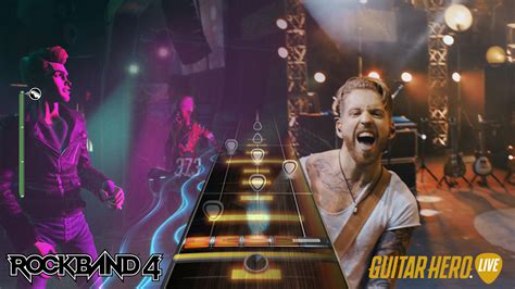 Battle Of The Bands Guitar Hero Live Vs Rock Band 4 Techradar