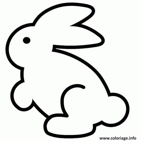 Maybe you would like to learn more about one of these? Coloriage lapin facile 72 - JeColorie.com
