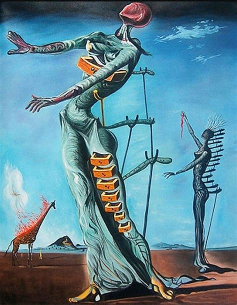 The Burning Giraffe Salvador Dalí Sartle Rogue Art History