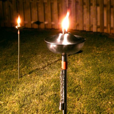 Kalapana Stainless Steel Garden Torches Set Of 2 Outdoor Torches