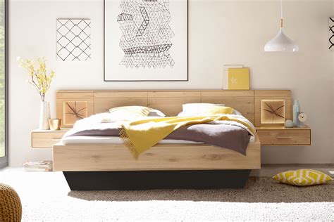 Ausziehbares bett auf gleicher höhe,ausziehbares bett auf gleicher höhe ikea,ausziehbares bett gleiche höhe,bett ausziehbar gleiche höhe selber bauen,bett ausziehbar gleiche höhe weiss Thielemeyer Mira Wildeiche Bett mit Hirnholz-Paneelen ...