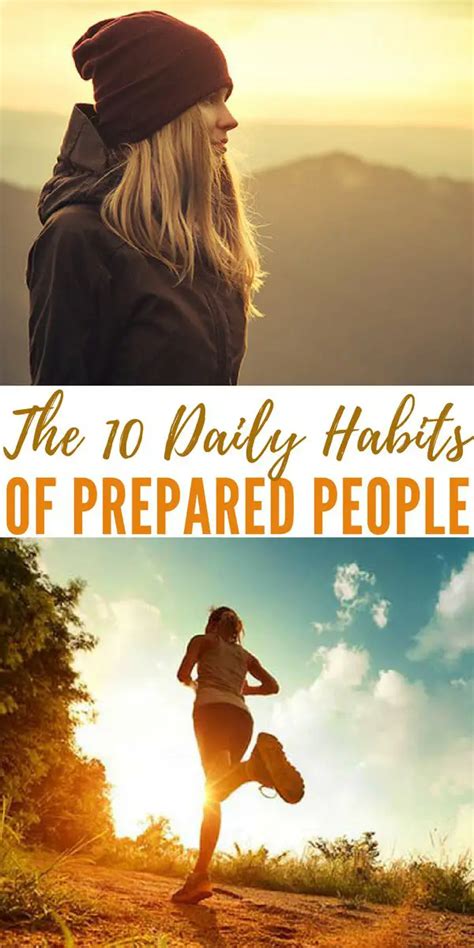 The 10 Daily Habits Of Prepared People