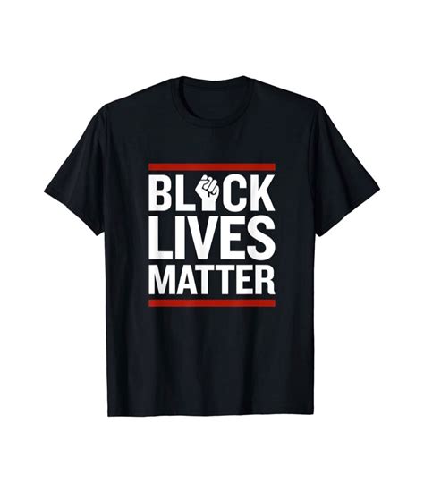 Black Lives Matter Tee W Red Afro World Hair And Fashion Company