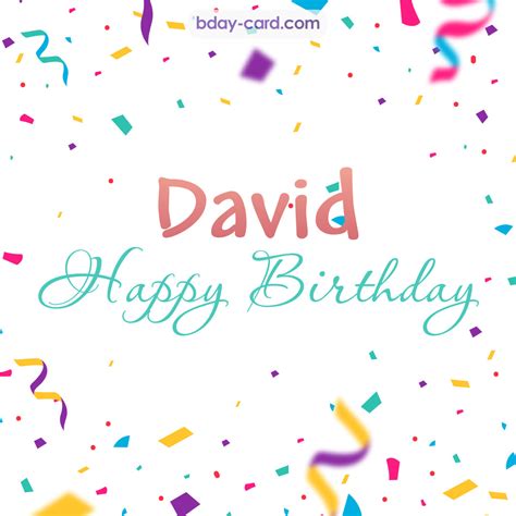 Birthday Images For David 💐 — Free Happy Bday Pictures And Photos