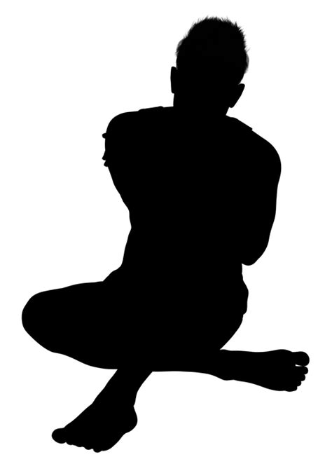 Silhouette Man Sitting · Free Image On Pixabay
