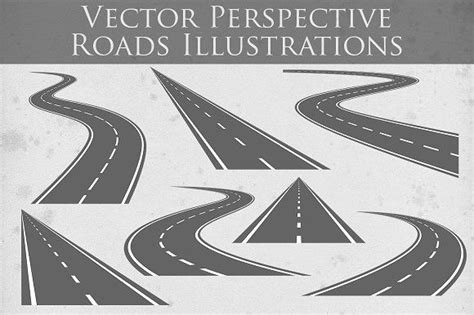 Vector Roads Illustrations Illustration Road Drawing Road Vector
