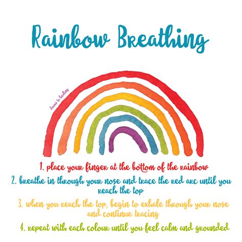 Rainbow Breathing Printable Printable World Holiday