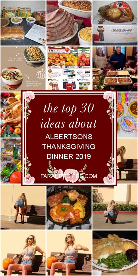 Lots of shops and crisp makers have got special christmas themed flavours. The top 30 Ideas About Albertsons Thanksgiving Dinner 2019 ...