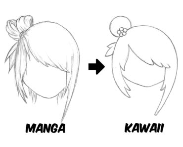 Kawaii Drawings - Learn to Draw Kawaii with Tatyana Deniz Cute drawings kawaii girl, drawings for kids.