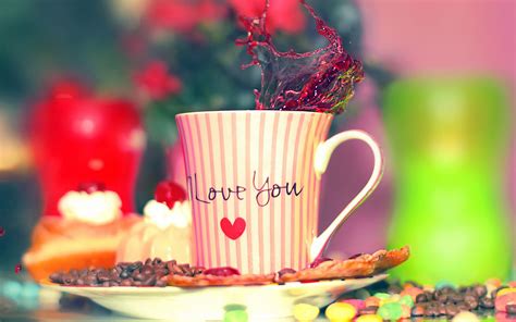 Find beautiful and lovely good morning images with coffee to wish a very good and wonderful morning to your loved ones! Breakfast and i love you coffee cup - Good morning