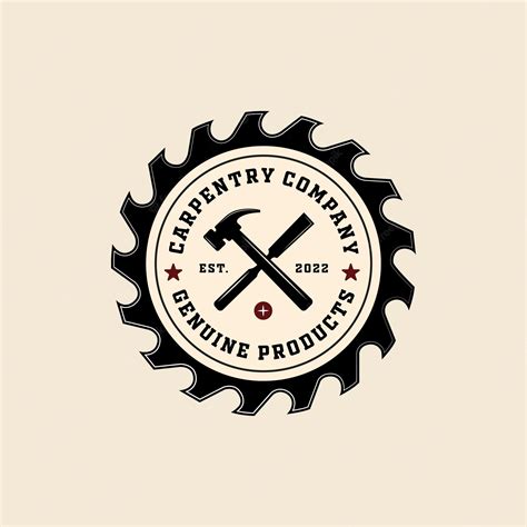 Premium Vector Carpentry Woodwork Logo Template