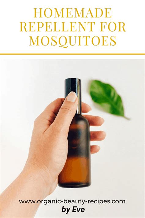 Homemade Repellent For Mosquitoes Organic Beauty Recipes