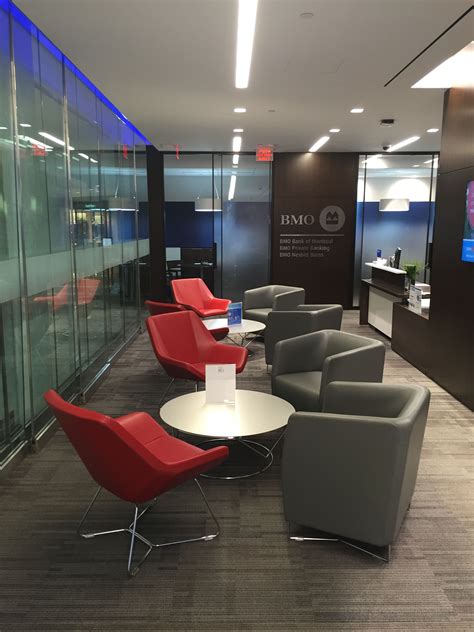 Cahoots Table And Chairs At Bmo Toronto Office Reception Lobby