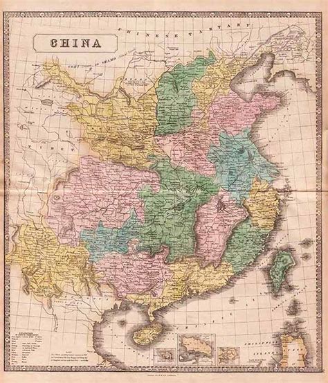 China Maps Antique Prints Maps