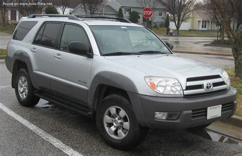 2003 Toyota 4runner Iv Technical Specs Fuel Consumption Dimensions
