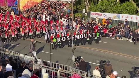Rosemount High School Band Performs During Monday S Rose Parade 5 Eyewitness News