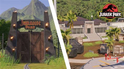 Arrival And Worker Village Jurassic World Evolution 2 Jurassic Park 14 Youtube