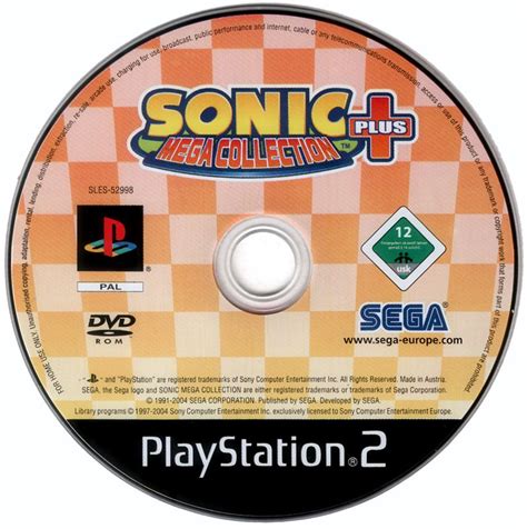 Sonic Mega Collection Plus Cover Or Packaging Material MobyGames