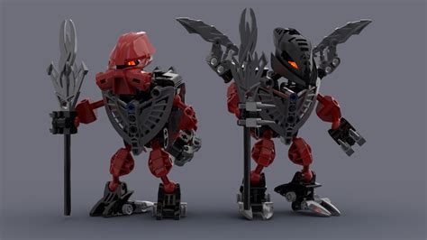 Lego Moc Bionicle Turaga Dumemakuta Teridax Transformable Model By