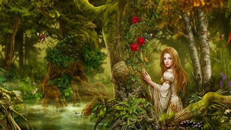 Princess In Magical Forest By Cris Ortega