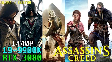 Assassins Creed Unity Syndicate Origins Odyssey Valhalla RTX