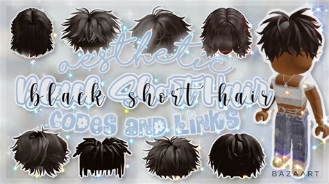 Black Hair Codes And Links For Boys Short Hair Roblox Bloxburg Berry
