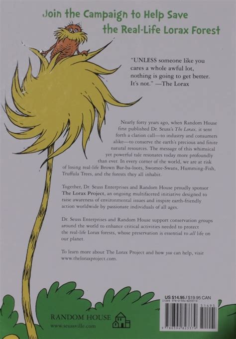 The Lorax Classic Seuss Dr Seuss 9780394823379 Books