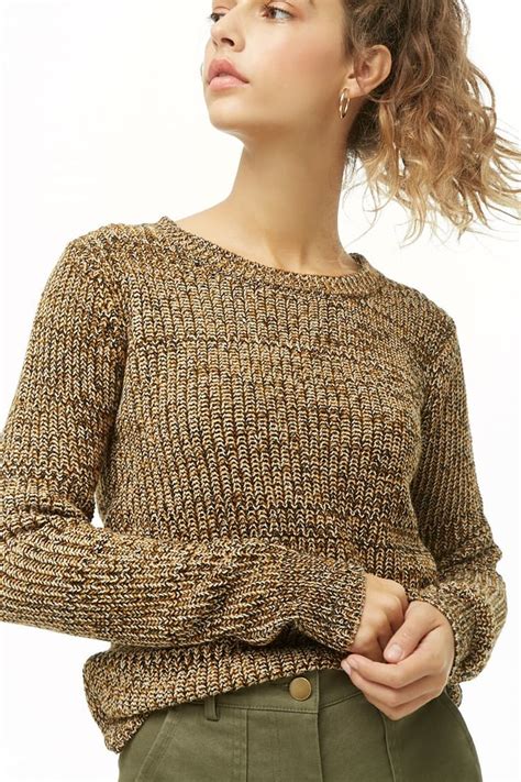 Marled Knit Sweater Marled Knit Sweater Sweaters Top Outfits