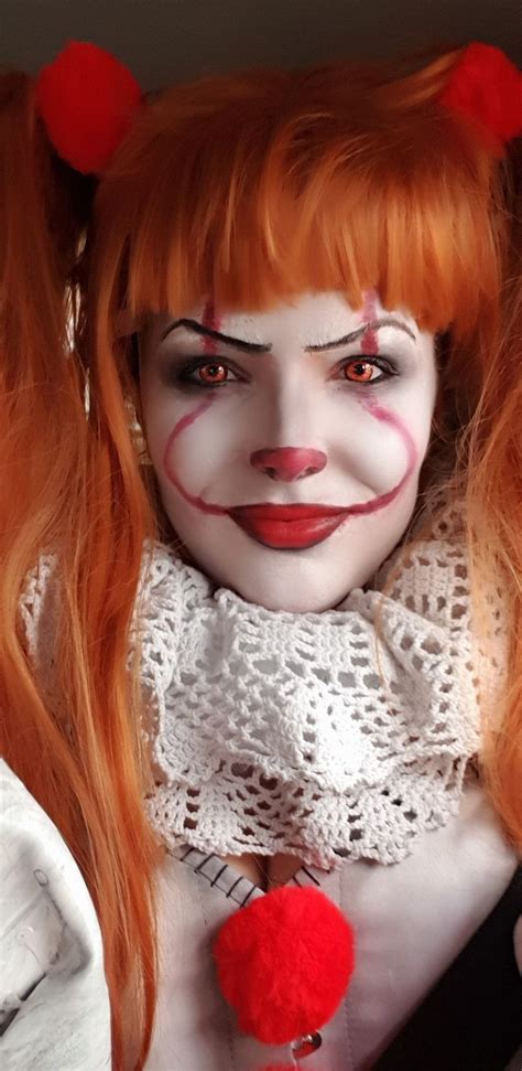 Female Pennywise Makeup And Wig