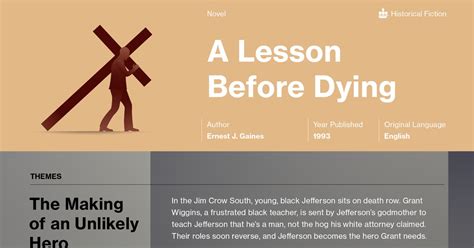 Grant wiggins from a lesson before dying by ernest j. √ A Lesson Before Dying Education Quotes