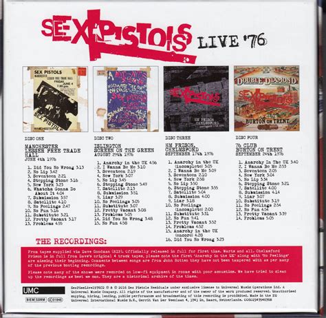Sex Pistols Live 76 2016 4cd Box Set Avaxhome