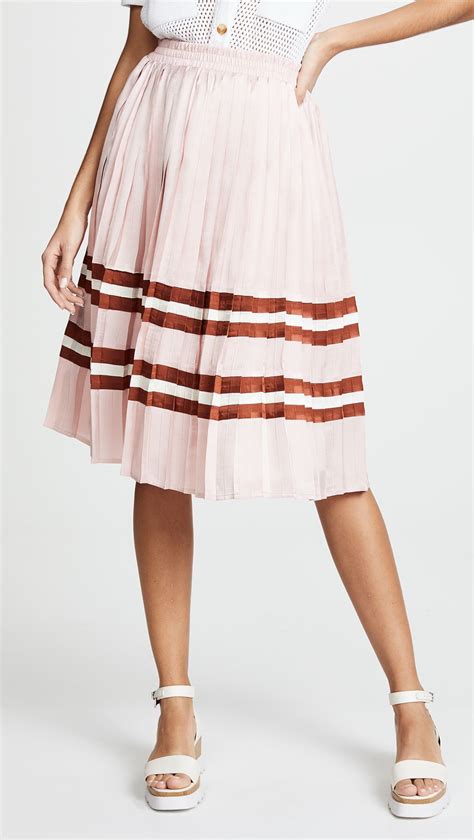 Endless Rose Pleated Midi Skirt Shopbop Midi Skirt Pleated Midi